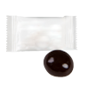 Schoko-Kaffeebohne im Flowpack, 4/4 farbig beidseitig bedruckt