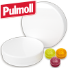 XL Taschendose mit Pulmoll Pastillen 50g, 4/0 farbig einseitig bedruckt