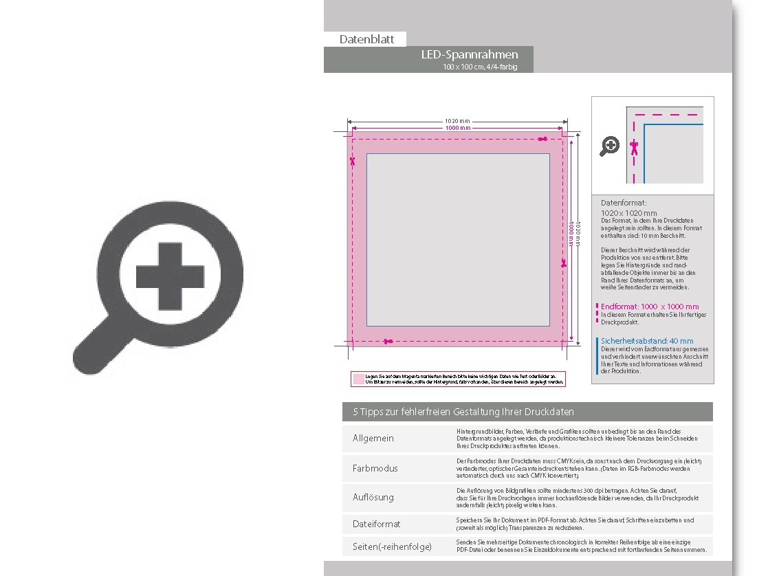 Product Bild led_spannrahmen_freistehend__system_inkl__druck__100_cm_x_100_cm__vorder-_und_r__ckseite_bedruckt