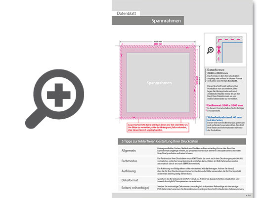 Product Bild spannrahmen_freistehend_blockout__system_inkl__druck__200_cm_x_200_cm__vorder-_und_r__ckseite_bedruckt